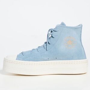 Women's High-Top Converse in Blue
